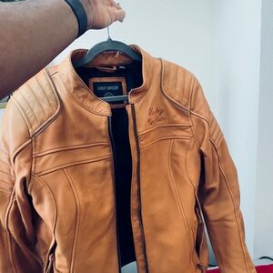Harley-Davidson Men's Tan Leather Jacket